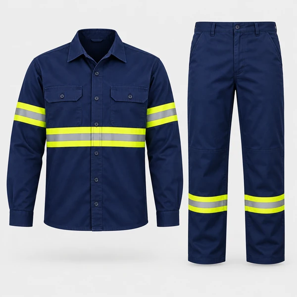 Modelo ilustrativo: Conjunto de brim pesado