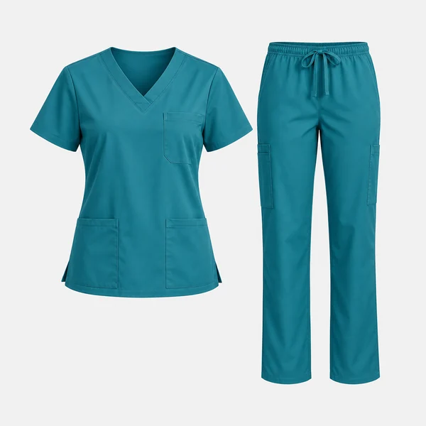 Modelo ilustrativo: Uniforme hospitalar / scrub