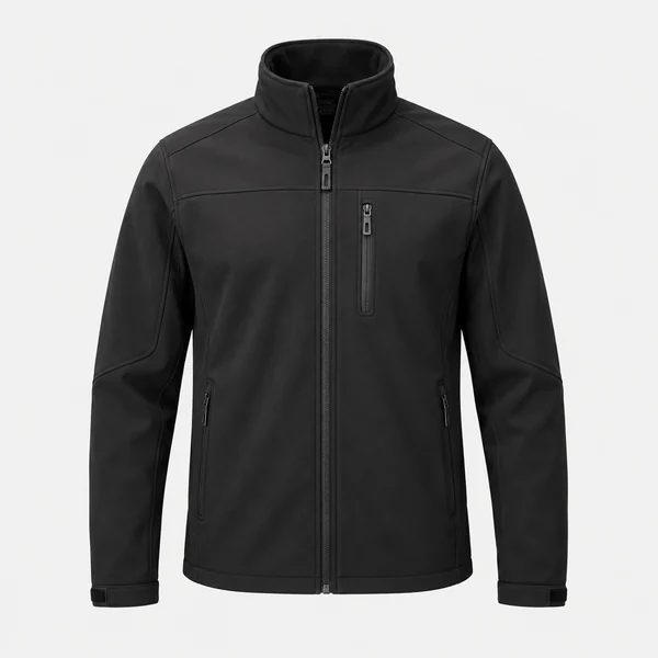 Modelo ilustrativo: Jaqueta estilo softshell