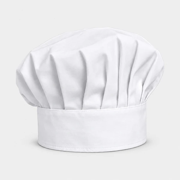 Modelo ilustrativo: Touca de cozinheiro
